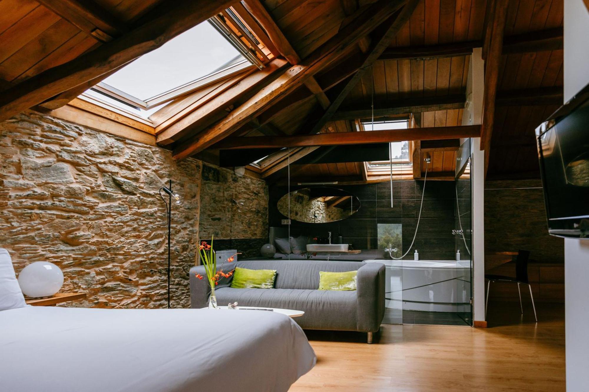Hotel El Castano Dormilon Санта Марта де Ортигейра Екстериор снимка