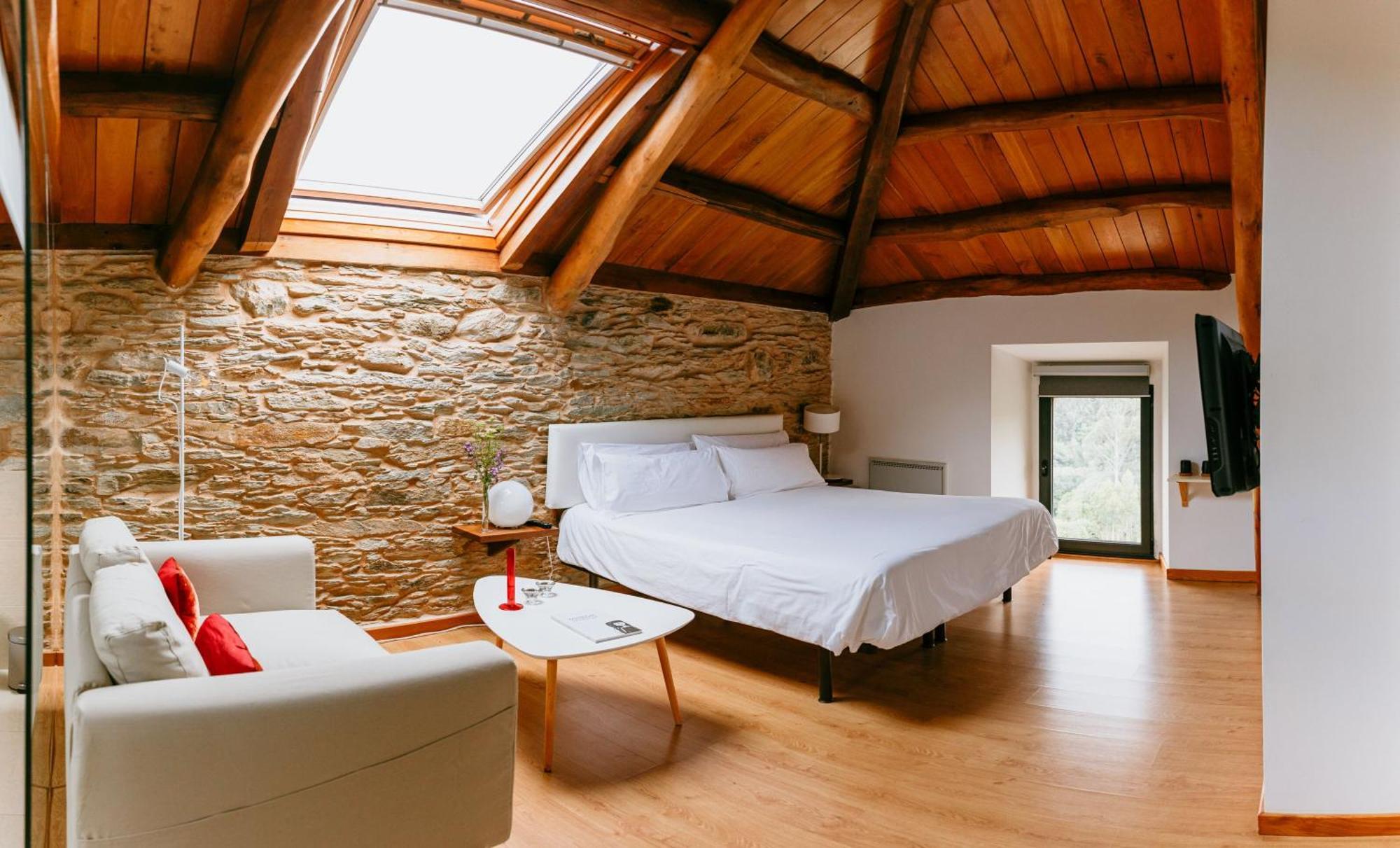 Hotel El Castano Dormilon Санта Марта де Ортигейра Екстериор снимка
